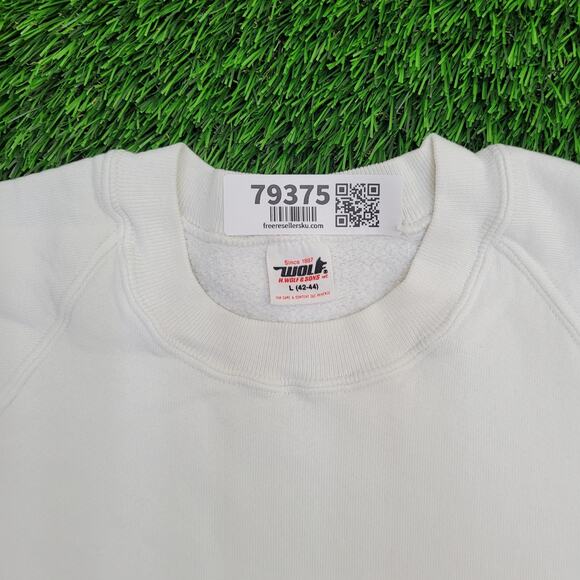 Vintage Toolcraft Sweatshirt Womens Large 20x24 White - Picture 12 of 16